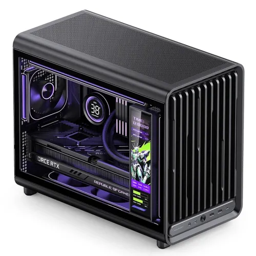Case PC JONSBO D33 Black – Mini Tower M-ATX| VGA 435m| AIO 360mm